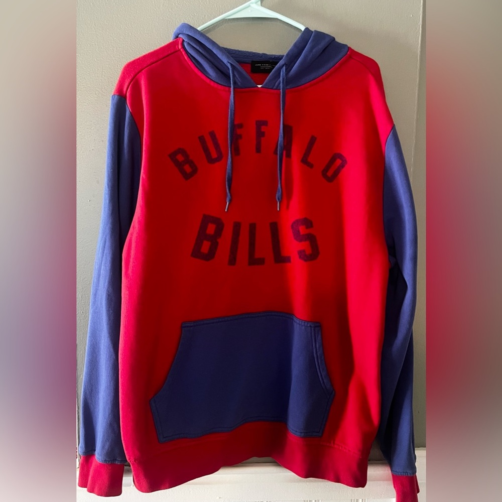 Buffalo Bills Colorblock Hoodie by Junk Food Clothing (Size L)